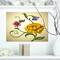 Designart - Flowers and Leaves - Floral Canvas Art Print